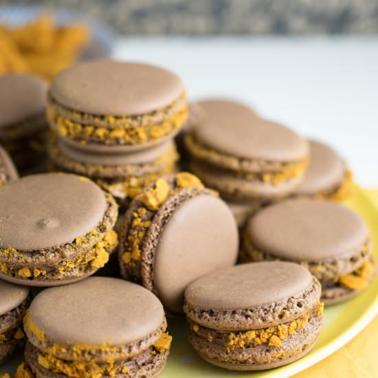 Crunchie Macarons