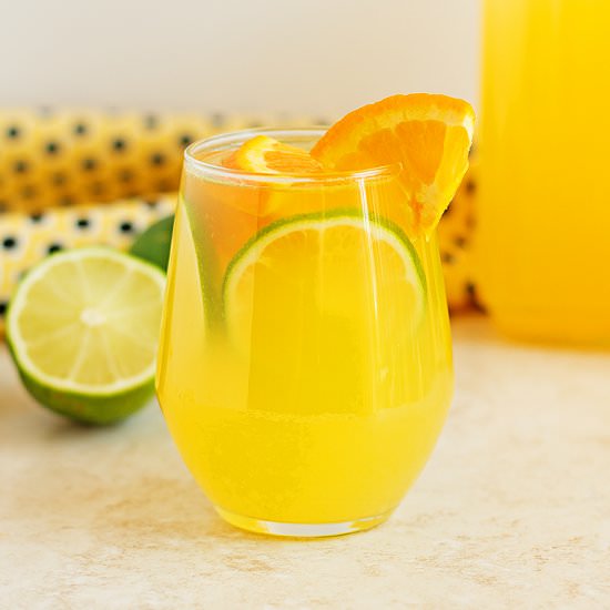 Healthy Orange Lime Refresher