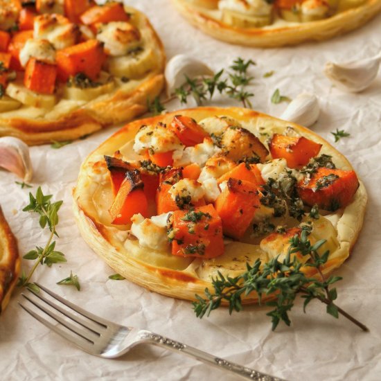 Sweet potato tarts