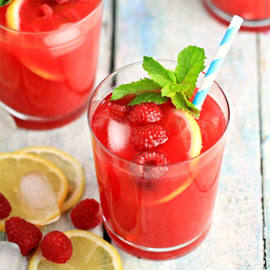 Sparkling Raspberry Lemonade