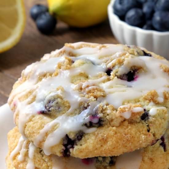 Blueberry Muffin Top Cookies