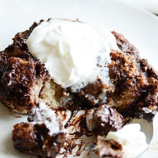 Chocolate Bread Pudding