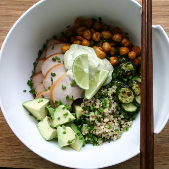 Smoked Chicken Quinoa Bowl