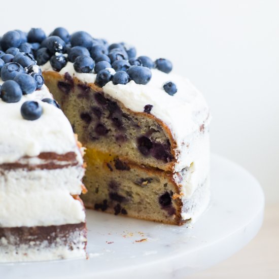 Blueberry and Lemon Cake