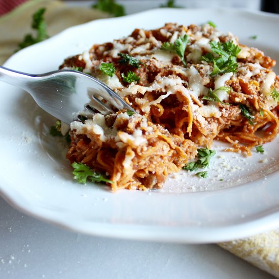 Sweet Potato Pasta Bake