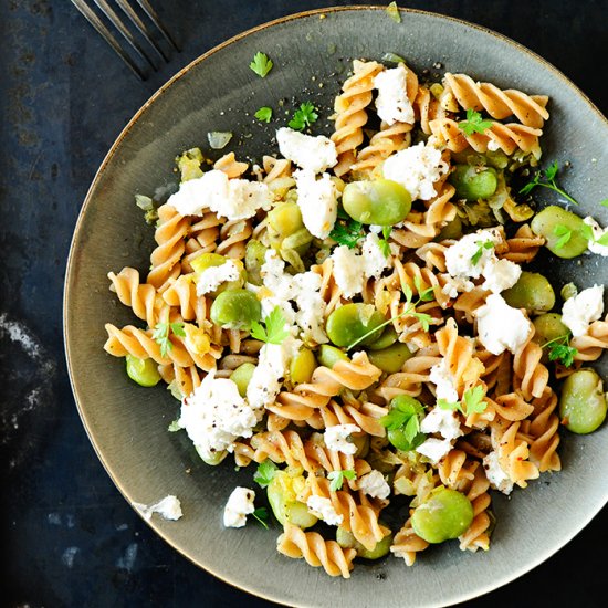 Pasta with Broad Beans