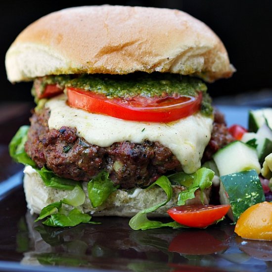 Pesto Burgers