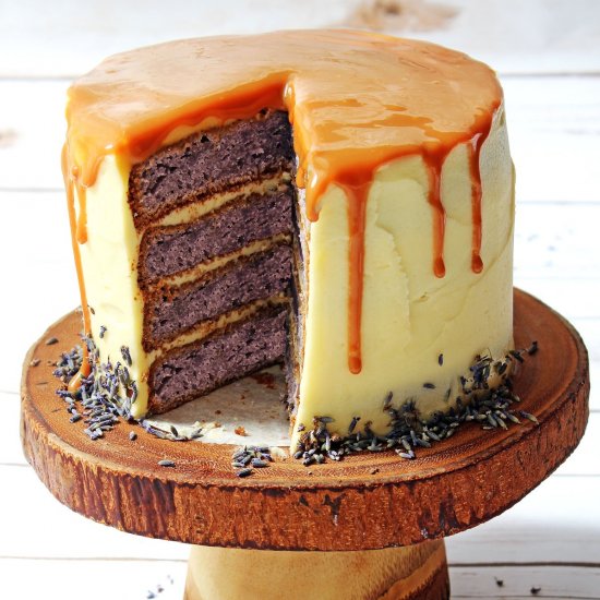 Lavender and Honey Layer Cake