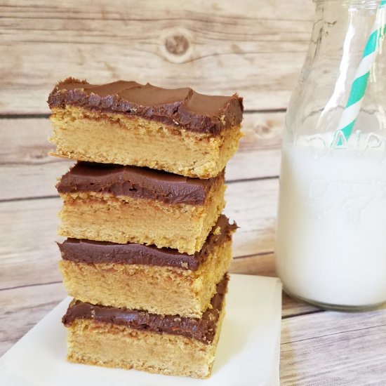 Cake Mix Peanut Butter Bars