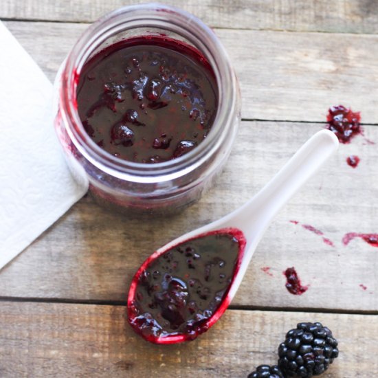 Honey Sweetened Blackberry Jam