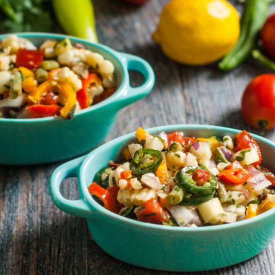 Citrus Herb Chopped Garden Salad