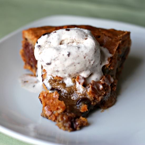 Chocolate Chip Cookie Dough Pie