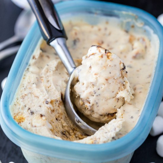 Toasted Marshmallow Ice Cream