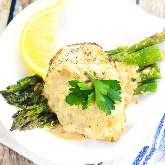 Skillet Chicken in Dijon Cream