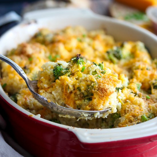 Cheesy Chicken and Broccoli Quinoa