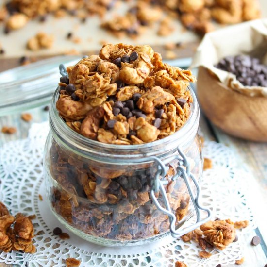 Peanut Butter Cup Granola