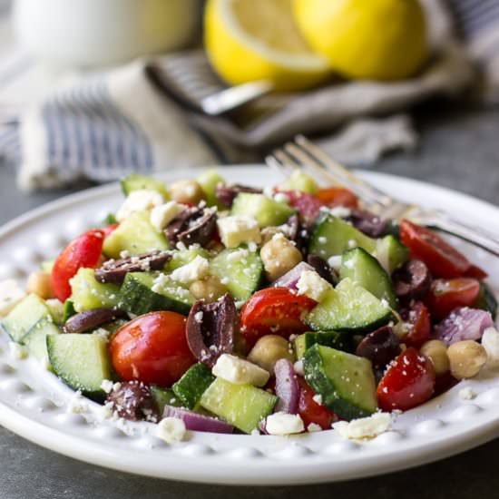 Mediterranean Cucumber Salad