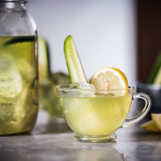 Iced Green Tea Cocktail