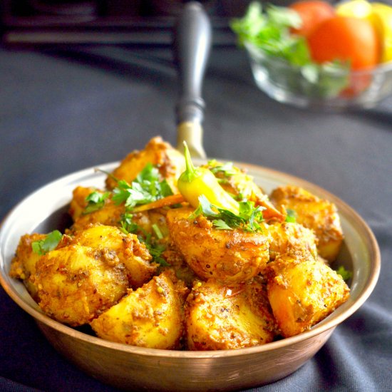 Curry Spiced Baby Potatoes