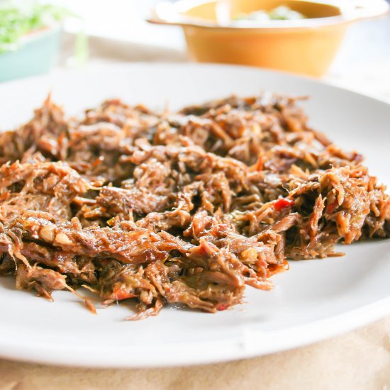 Slow Cooker Spicy Shredded Beef