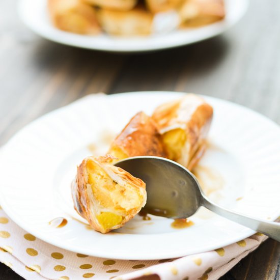 Banana Lumpia with Coconut Sauce