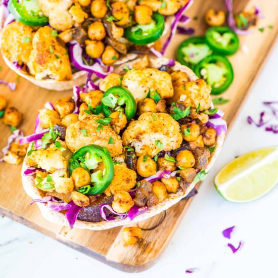 Crispy Cauliflower Tacos