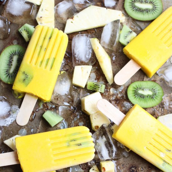 Tropical Turmeric Popsicles