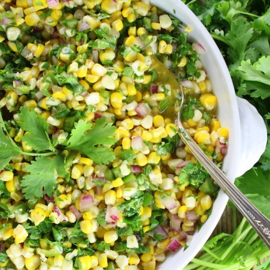 Jalapeño Cilantro Corn Salad