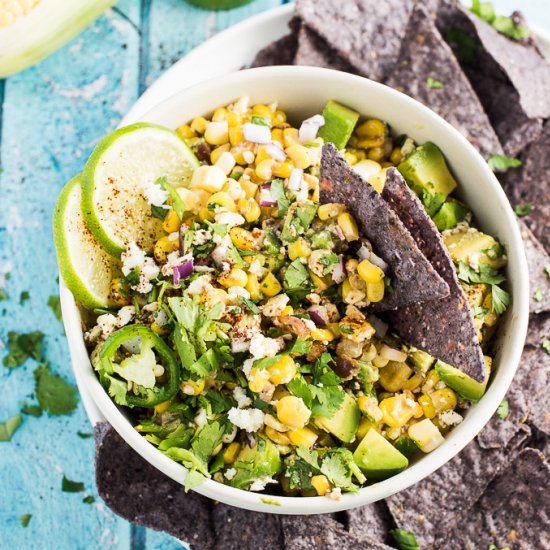 Lightened Up Mexican Corn Dip