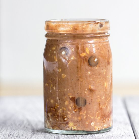 Chocolate Oatmeal In A Jar