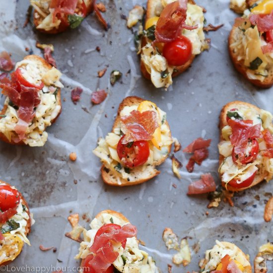 Artichoke & Tomato Bruschetta