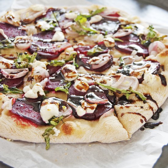 Roasted Beet Pizza