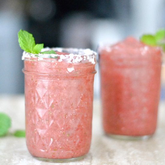 Skinny Watermelon Mint Margaritas