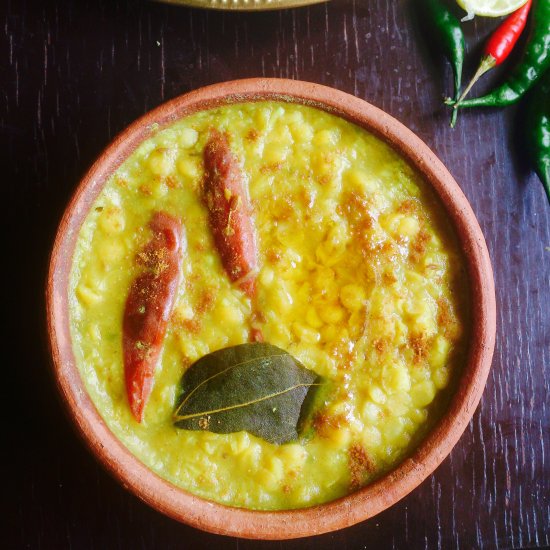 Cholar Dal/Chana Dal/Lentil Curry