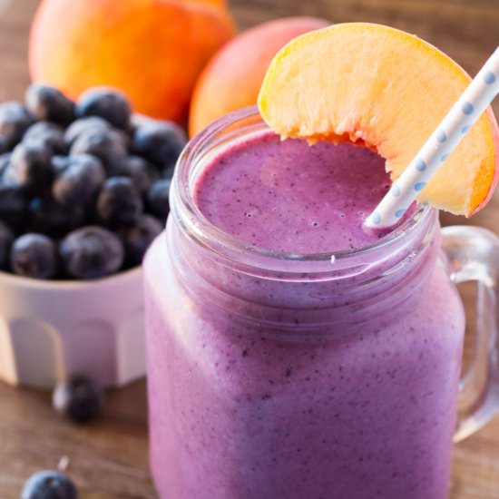 Blueberry Peach Smoothie