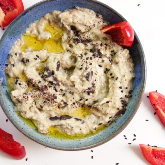 Roasted Eggplant Lemon & Tahini Dip