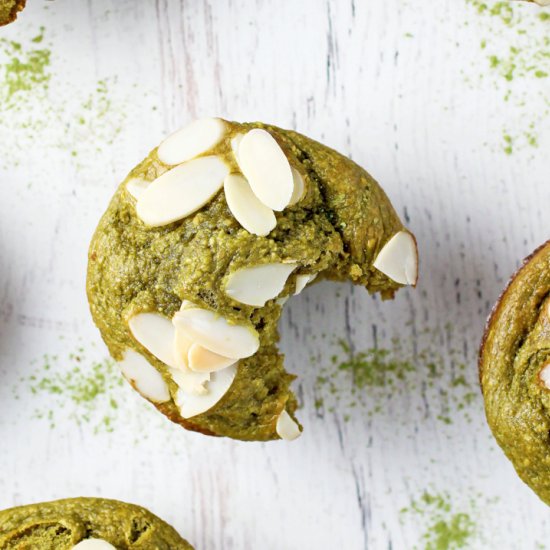 Gluten Free Matcha Muffins