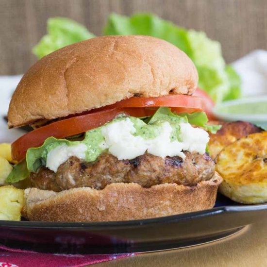 Peruvian Turkey Burgers