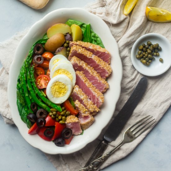 Whole30 Asian Nicoise Salad