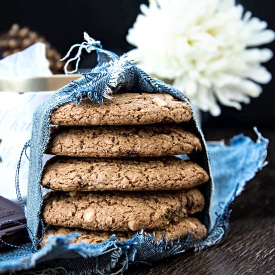 Oatmeal Peanut Butter Chocolate Cookies