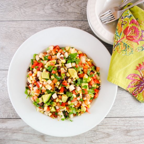 Mexican Chopped Salad with Jicama