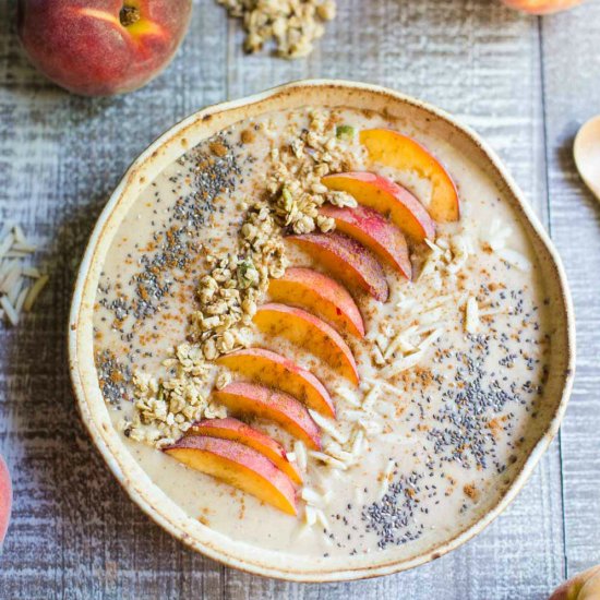 Peach Pie Smoothie Bowl