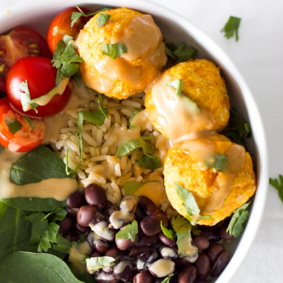 Vegetarian energy bowl