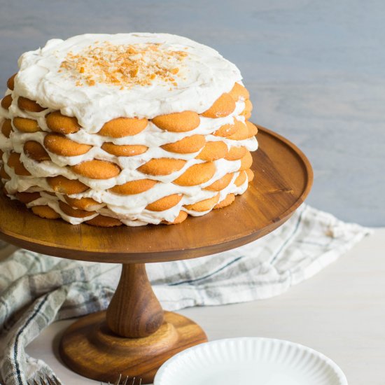 Nectarines & Cream Icebox Cake