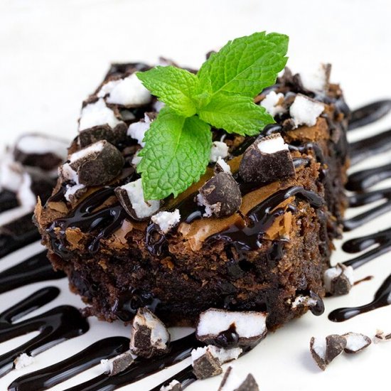 Peppermint Patty Brownies