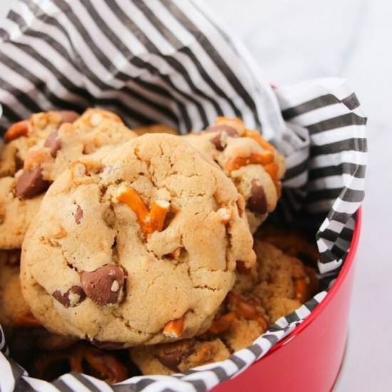 Pretzel Chocolate Chip Cookies