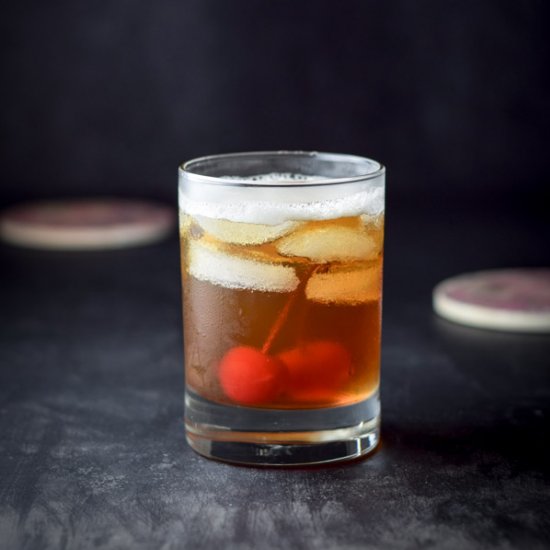 Bourbon Manhattan Cocktail