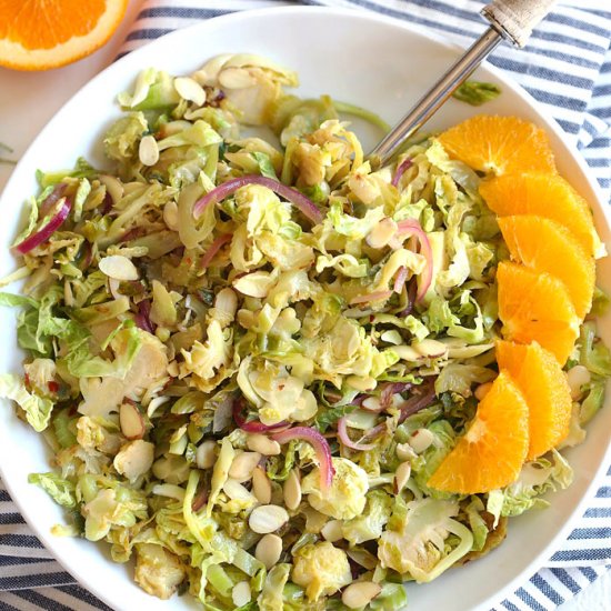 Warm Brussels Sprouts Salad