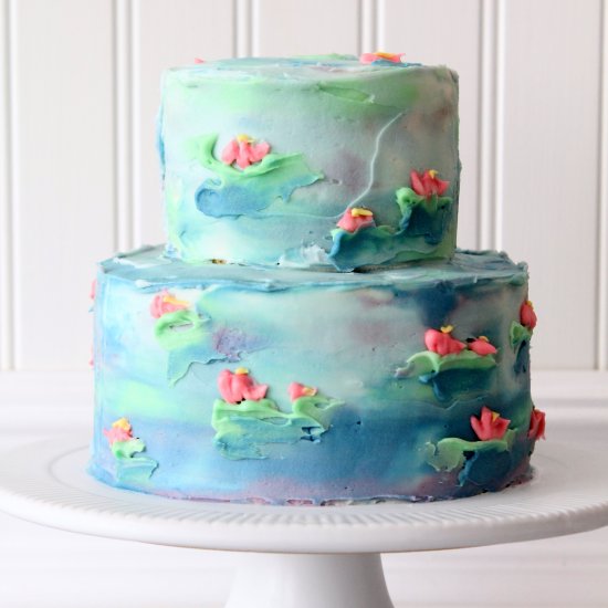 Watercolor Cake Tutorial!