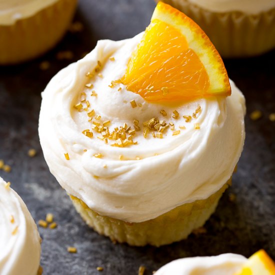 Mimosa Cupcakes